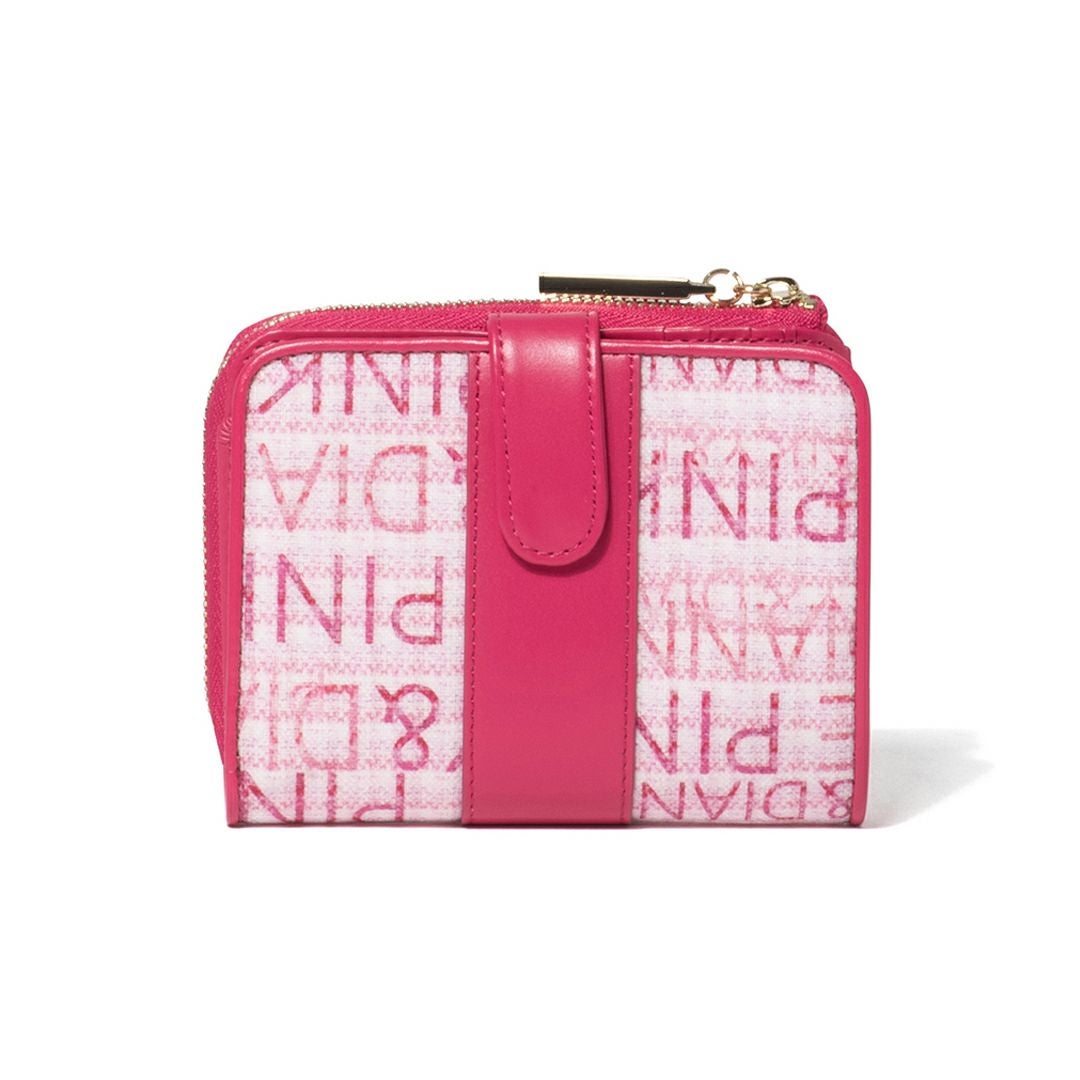 PINKY&DIANNE ミックスツイード L字ファスナー折り財布 商品｜THE BAGMANIA