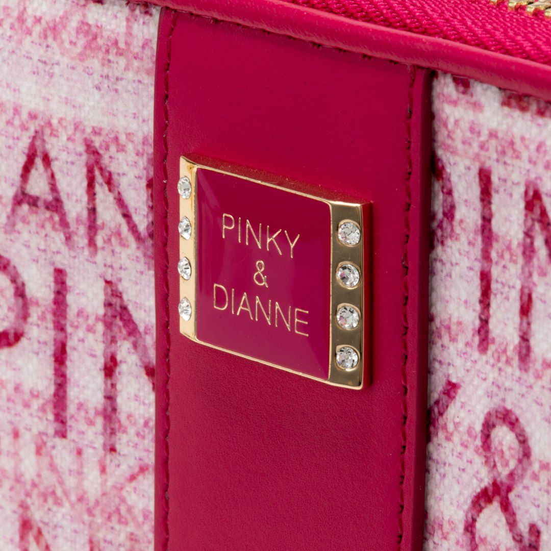 PINKY&DIANNE ミックスツイード L字ファスナー折り財布 商品｜THE BAGMANIA