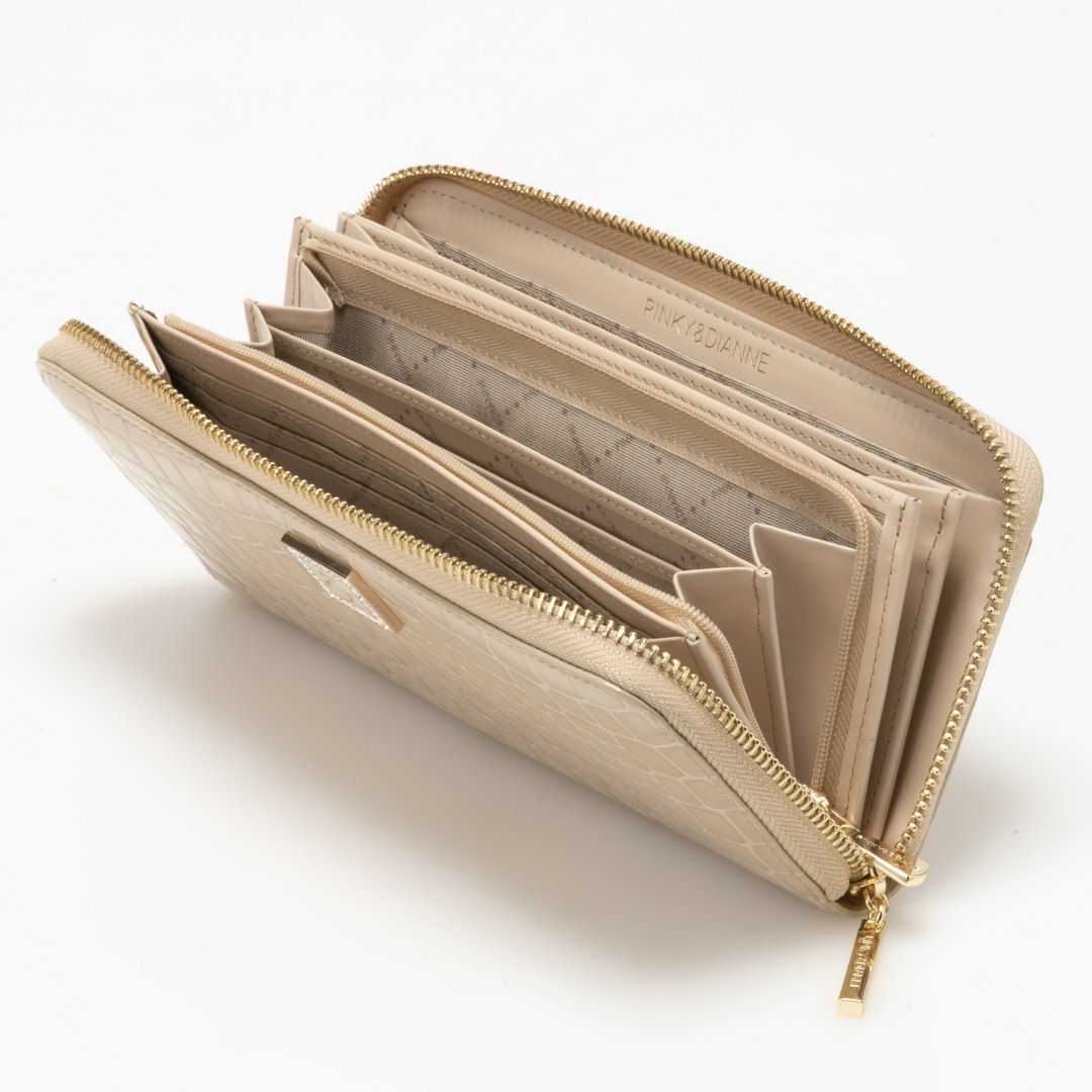 PINKY&DIANNE イタリアンクロコ ラウンドファスナー長財布 商品｜THE