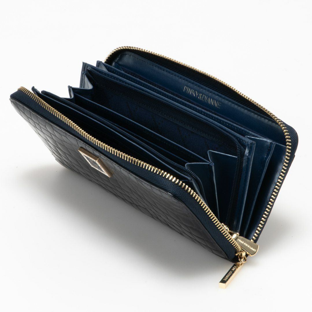 PINKY&DIANNE イタリアンクロコ ラウンドファスナー長財布 商品｜THE