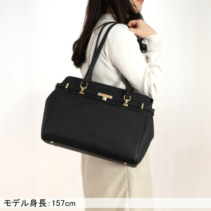 PINKY&DIANNE スパークリング トート ブラック