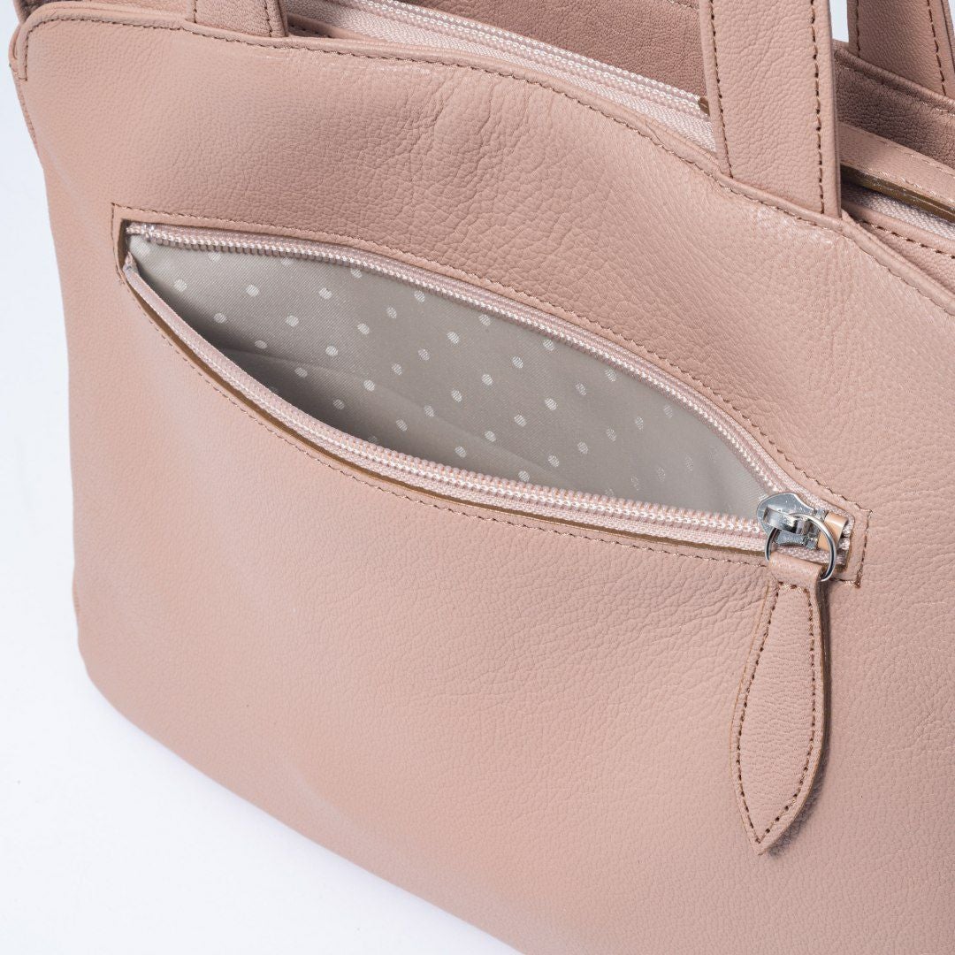  U by ungaro エヴァ トート コーラルピンク