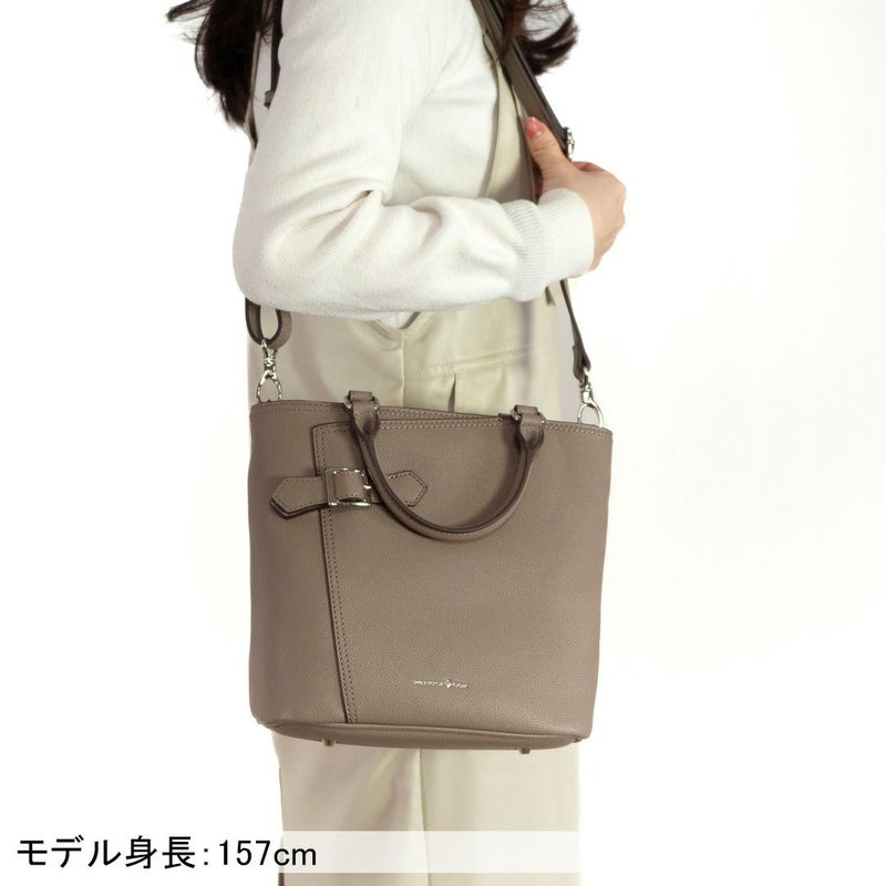 PATRICK COX ラップベルト 2WAYトート モカ