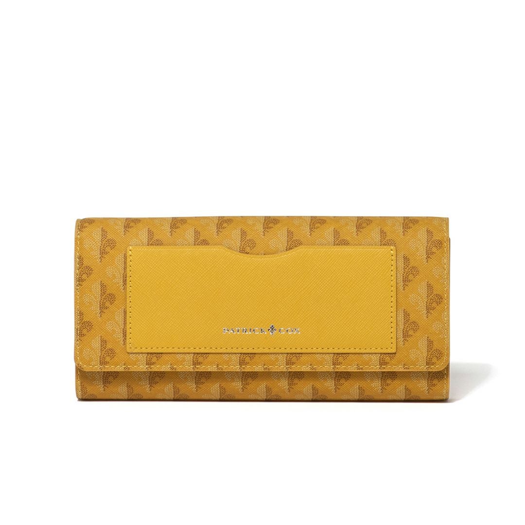 PATRICK COXカラフルメゾン 長財布 イエロー