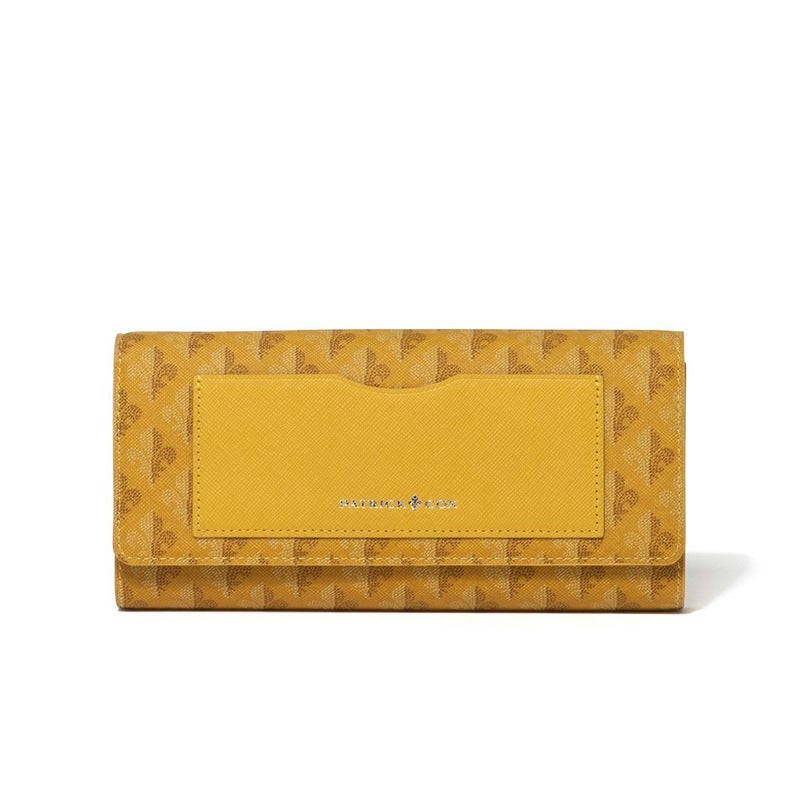 PATRICK COXカラフルメゾン 長財布 イエロー