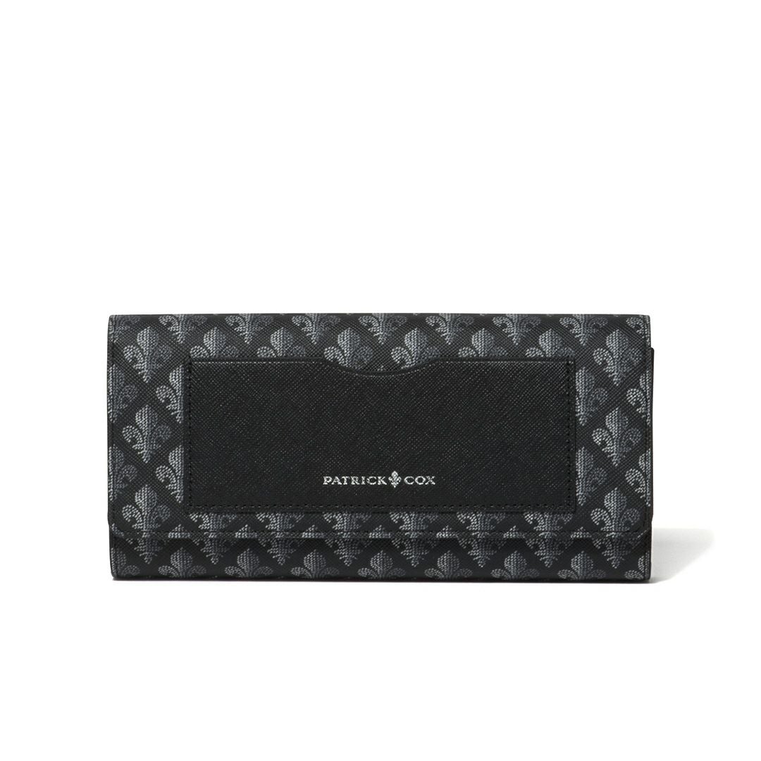 PATRICK COXカラフルメゾン 長財布 ブラック