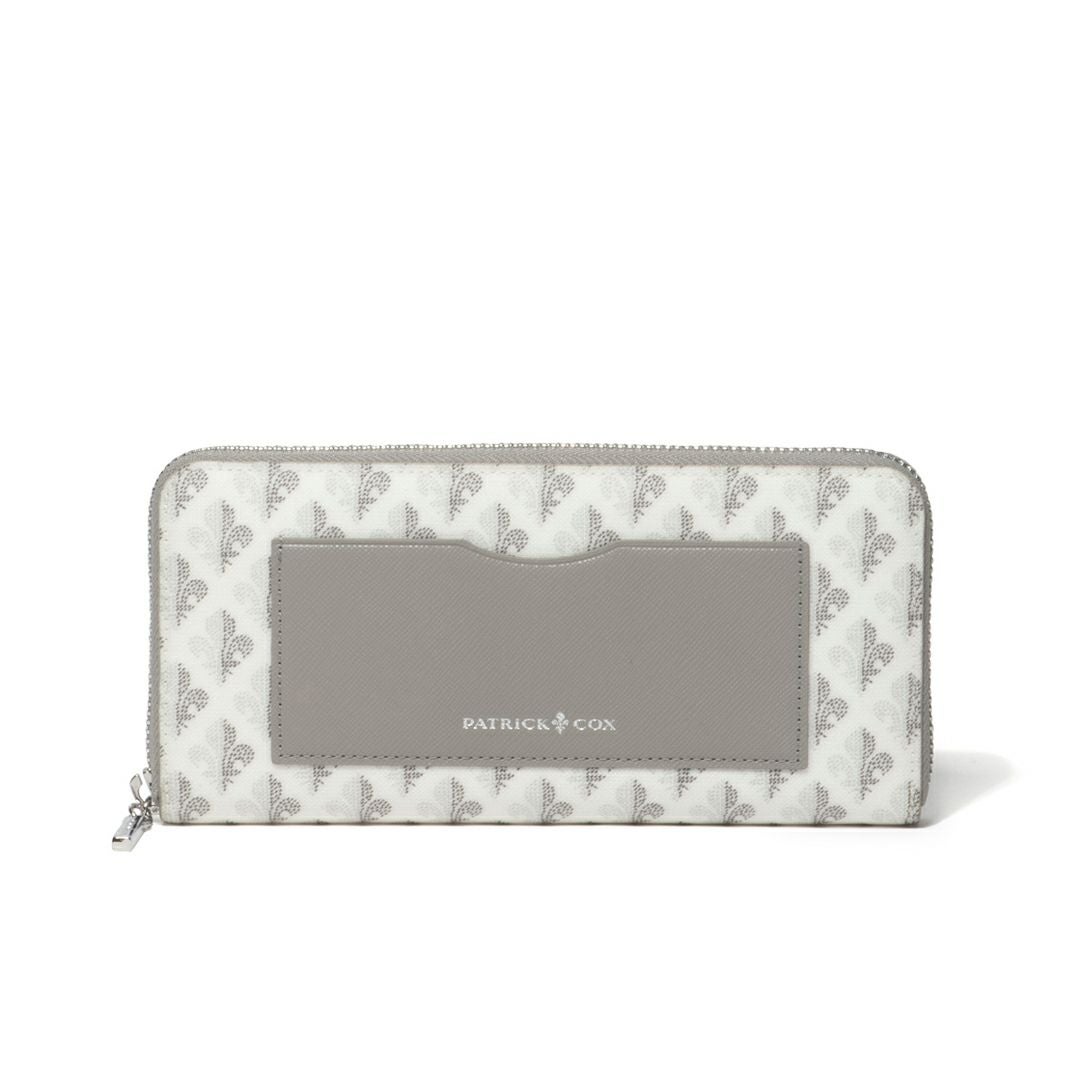 PATRICK COX エンボスレザーコンビネーション 小銭入れ付き折り財布