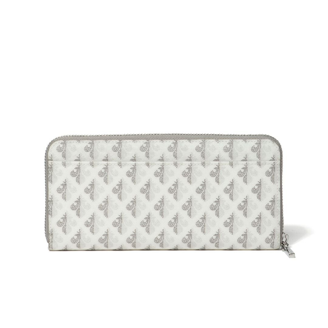 PATRICK COXカラフルメゾン ラウンドファスナー長財布 ホワイト