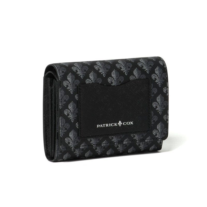 PATRICK COXカラフルメゾン L字ファスナー折り財布 ブラック