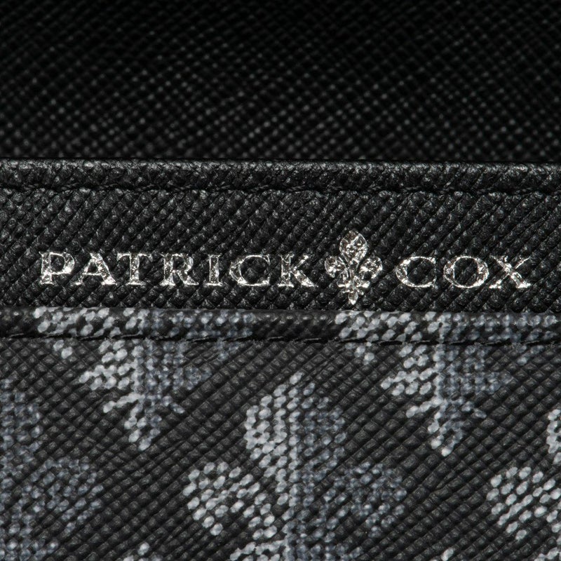 PATRICK COXカラフルメゾン L字ファスナー折り財布 ブラック