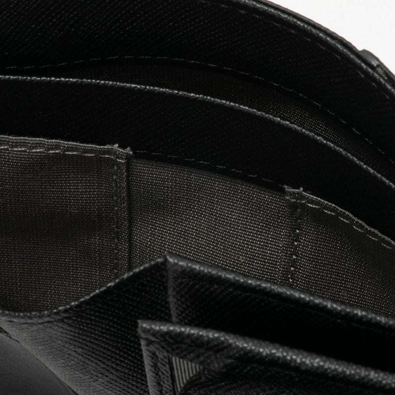 PATRICK COXカラフルメゾン L字ファスナー折り財布 ブラック