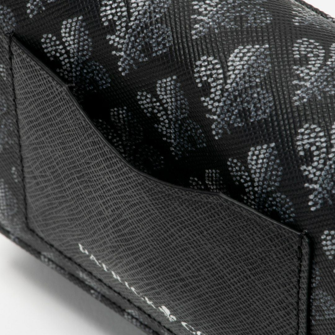 PATRICK COXカラフルメゾン L字ファスナー折り財布 ブラック