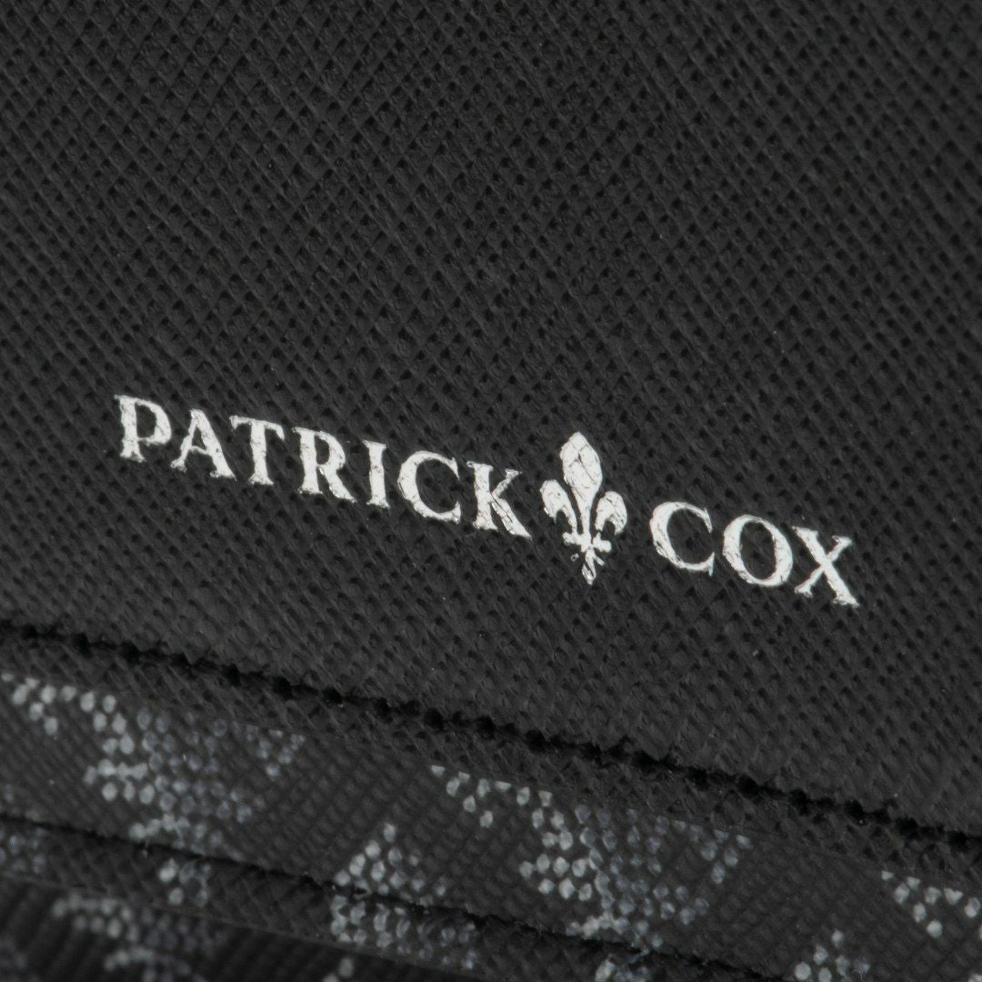 PATRICK COXカラフルメゾン L字ファスナー折り財布 ブラック