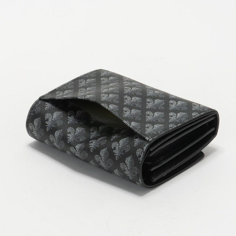 PATRICK COXカラフルメゾン L字ファスナー折り財布 ブラック