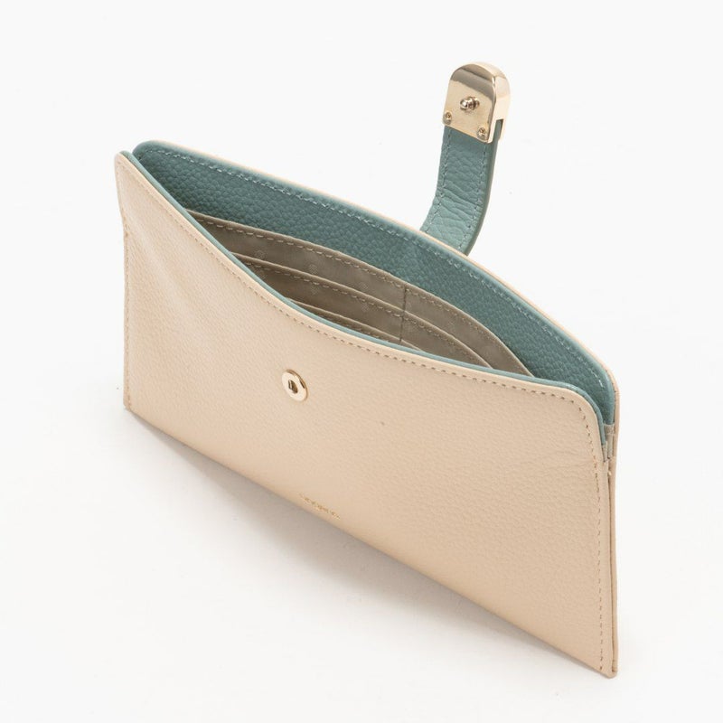 U by ungaroシルヴィー 薄型長財布 ベージュ