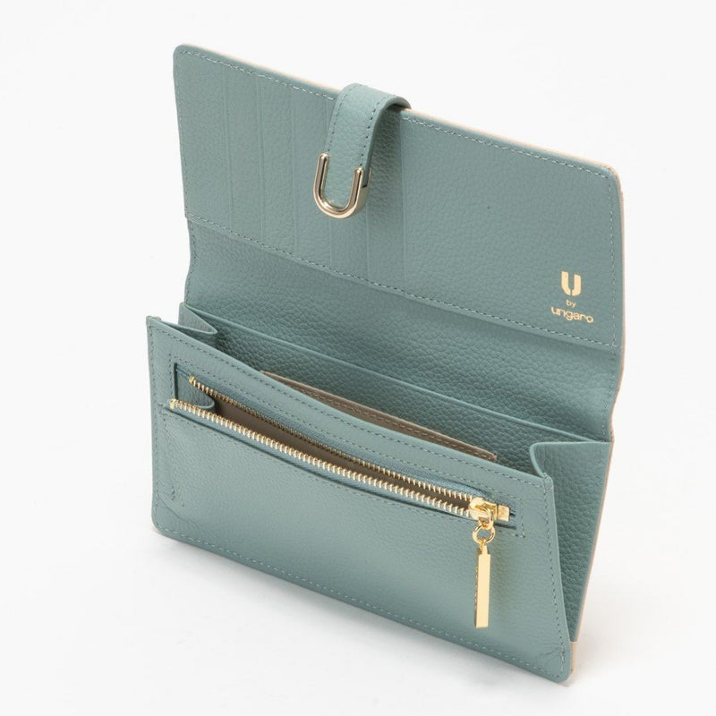 U by ungaroシルヴィー 二つ折り長財布 ベージュ