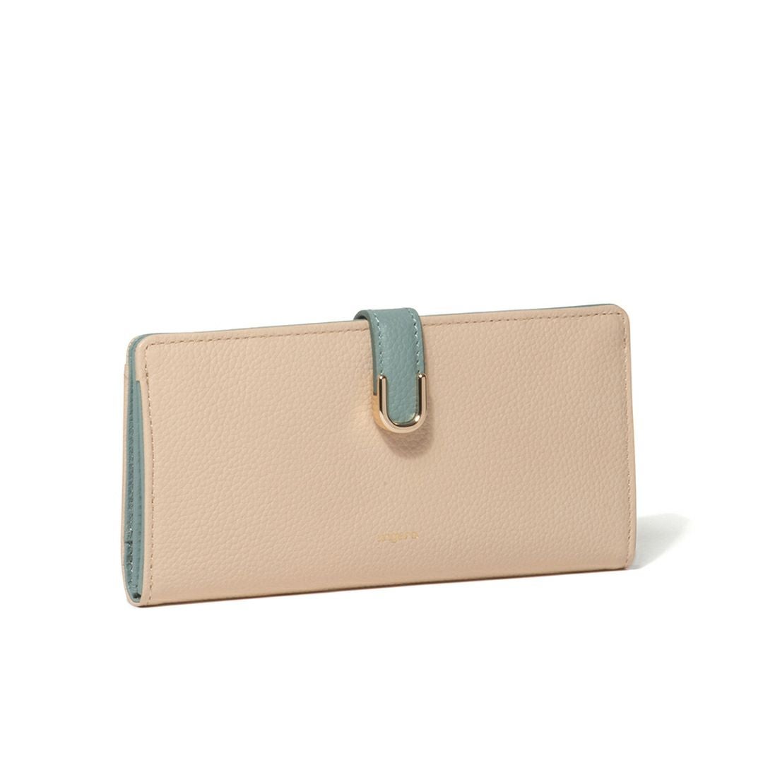 U by ungaroシルヴィー 二つ折り長財布 ベージュ