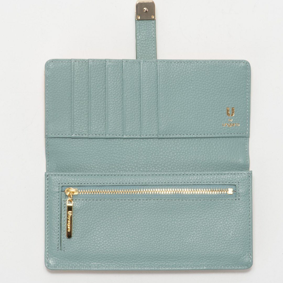 U by ungaroシルヴィー 二つ折り長財布 ベージュ