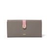 U by ungaroシルヴィー 外ポケット二つ折り長財布 グレー