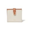 U by ungaroシルヴィー BOX折り財布 アイボリー