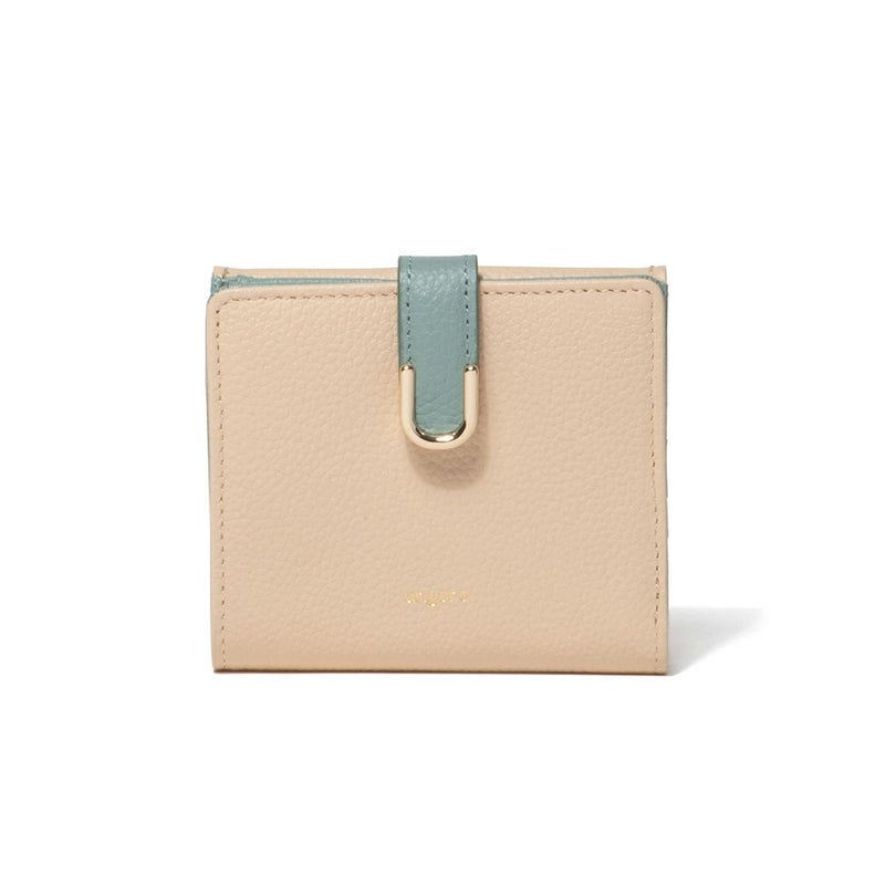 U by ungaroシルヴィー BOX折り財布 ベージュ