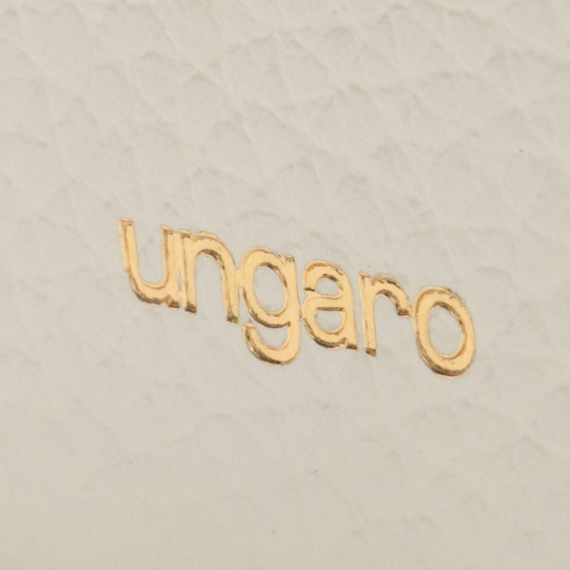 U by ungaroシルヴィー BOX折り財布 アイボリー
