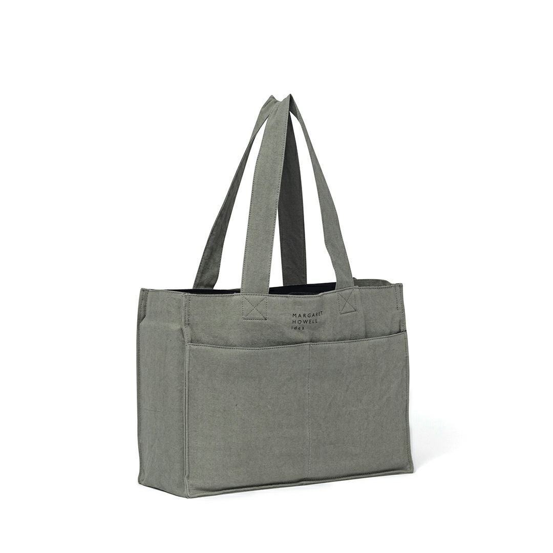 MARGARET HOWELL idea クランボーン トート ブルーグレー