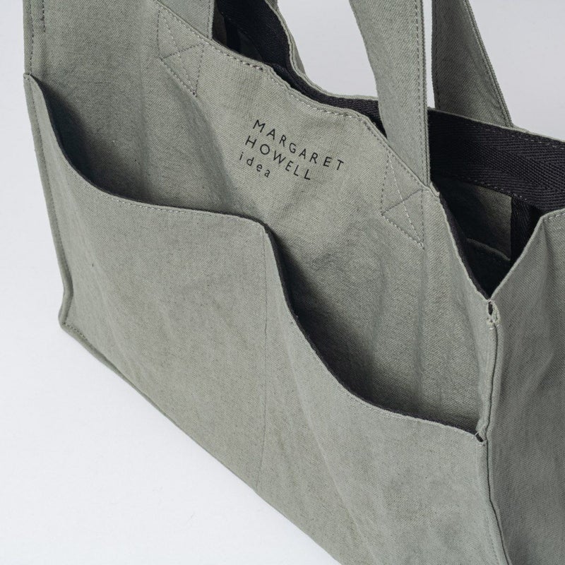 MARGARET HOWELL idea クランボーン トート ブルーグレー