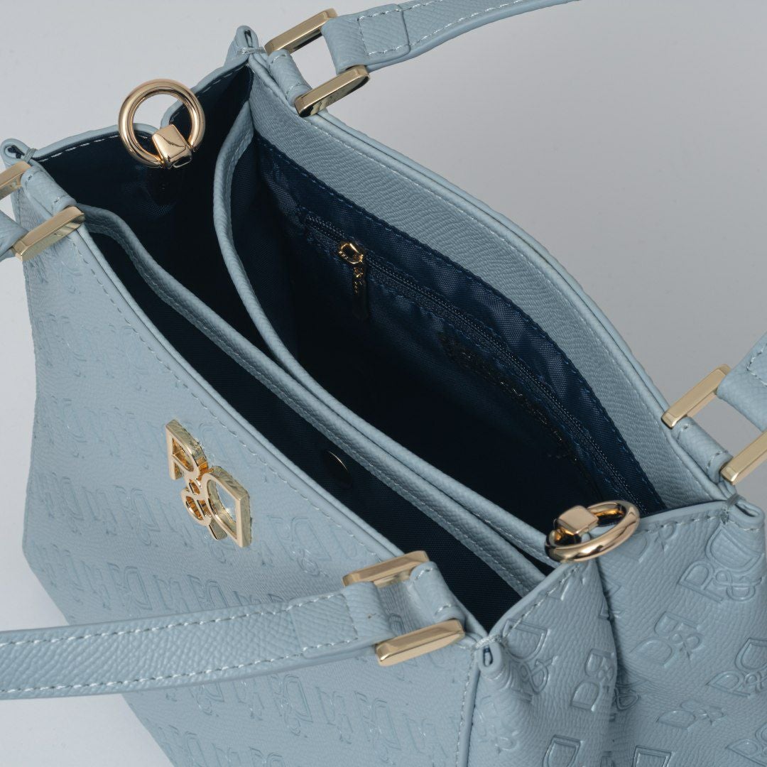  PINKY&DIANNE ミラー 2WAYハンド ブルー