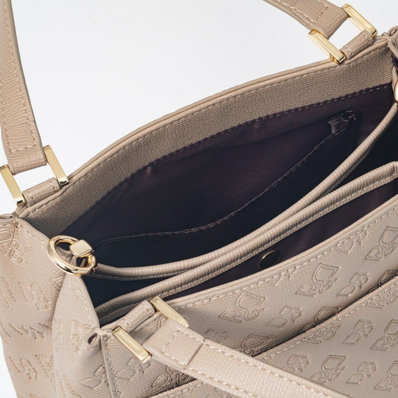  PINKY&DIANNE ミラー 2WAYハンド ベージュ