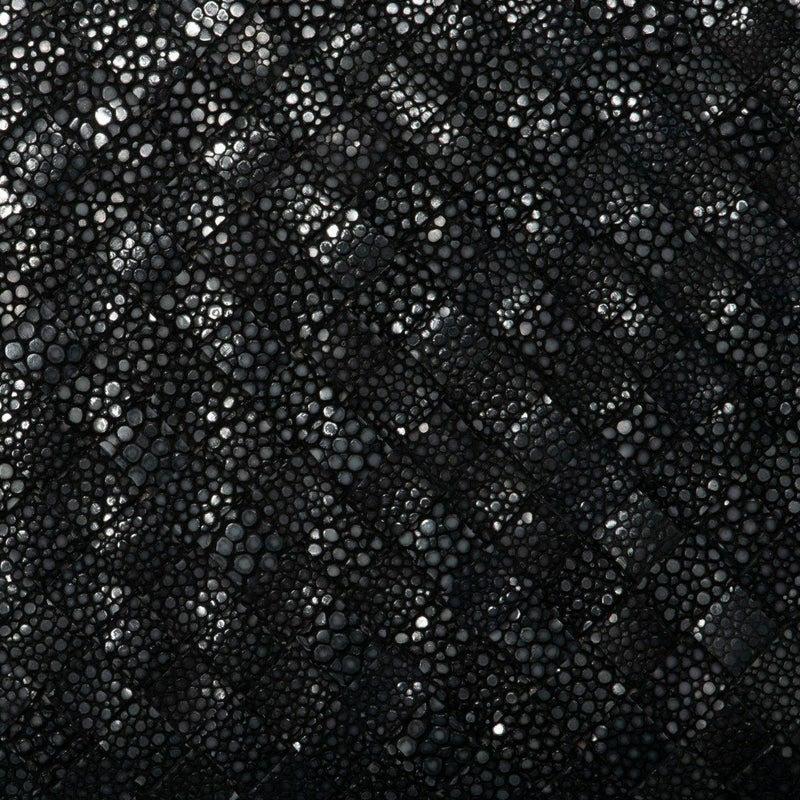 NOMADOI ガルーシャメッシュ ラウンドファスナー折り財布 ブラック