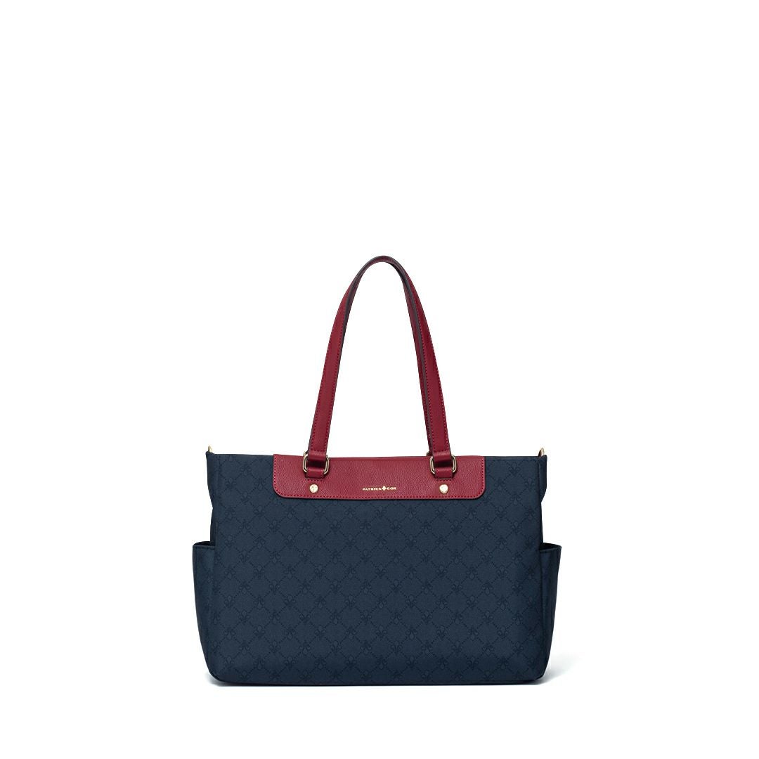 PATRICK COXリッチナイロン 2WAYトート ブラック