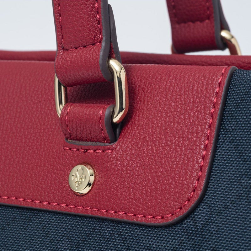 PATRICK COXリッチナイロン 2WAYトート ブラック