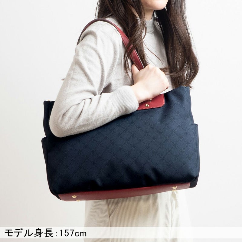 PATRICK COX リッチナイロン 2WAYトート