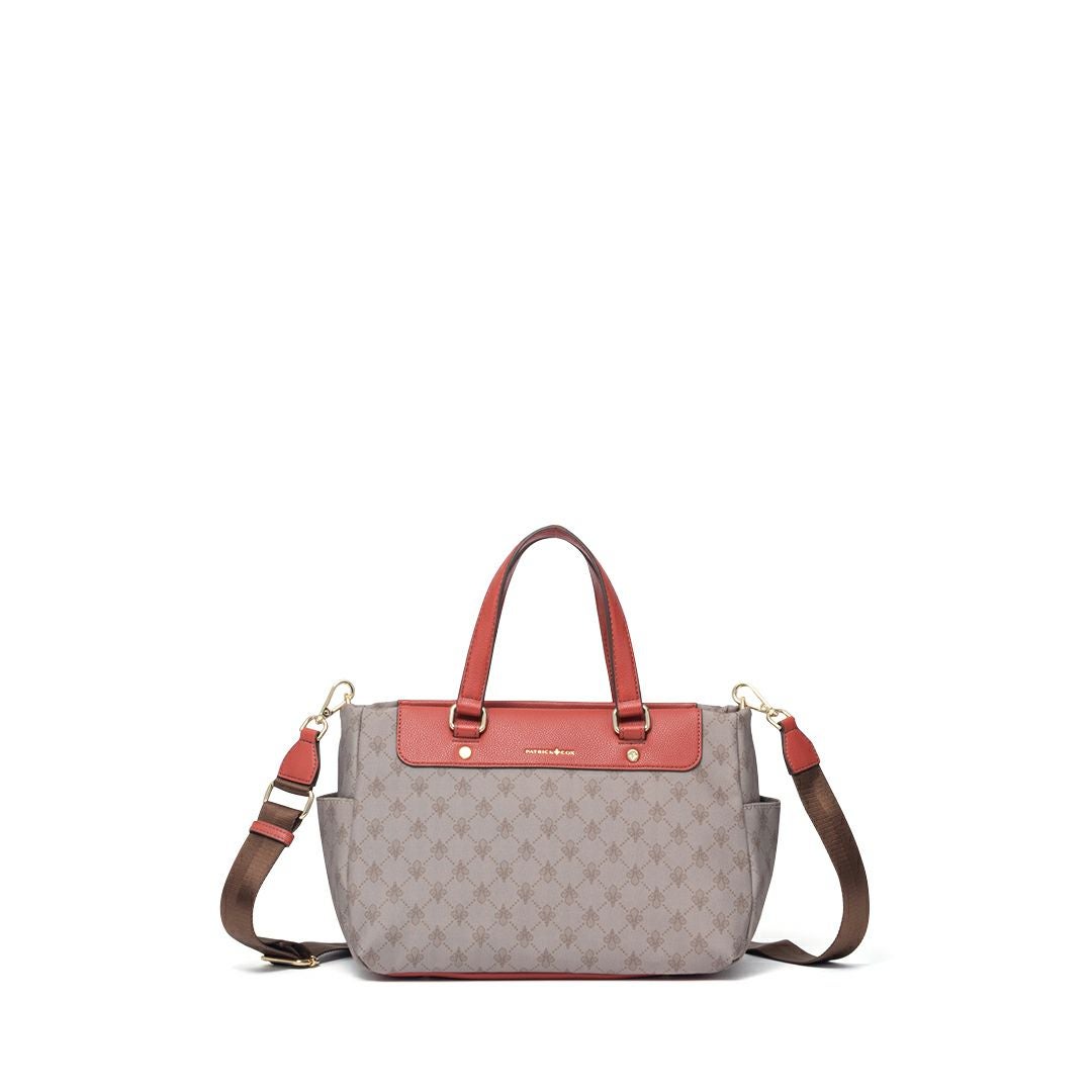 PATRICK COXリッチナイロン 2WAYハンド ベージュ