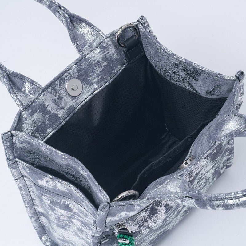 MANIUNO NOVATEX スクエアミニトート(S)【MUMH5EM2】 シルバー