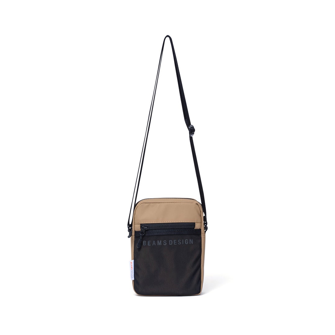 BEAMS DESIGNE LASTIC MESH ショルダーバッグ【BMMH0BS9】 グレー