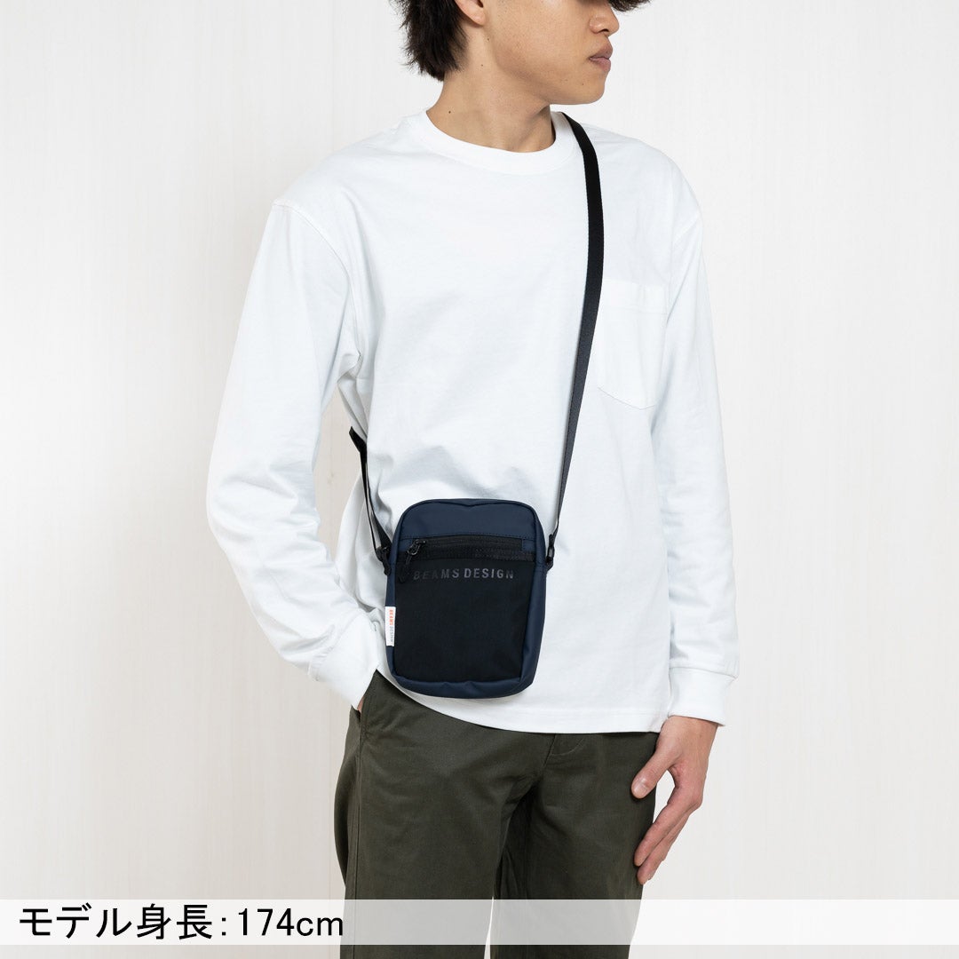 BEAMS DESIGNE LASTIC MESH ショルダーバッグ【BMMH0BS9】