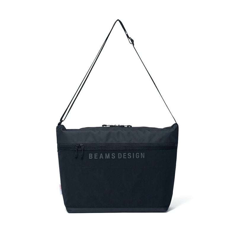 BEAMS DESIGN ELASTIC MESH ショルダーバッグ【BMMH0BSA】 ブラック