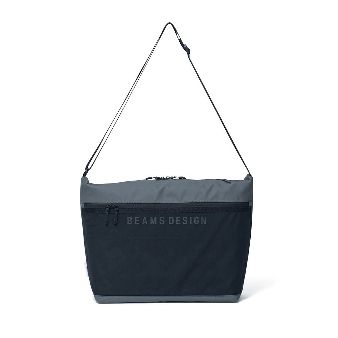 BEAMS DESIGN ELASTIC MESH ショルダーバッグ【BMMH0BSA】 グレー