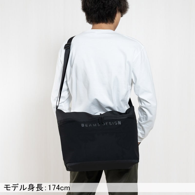 BEAMS DESIGN ELASTIC MESH ショルダーバッグ【BMMH0BSA】
