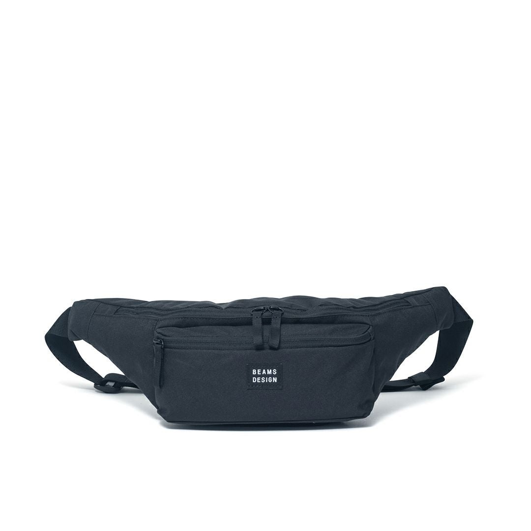 BEAMS DESIGN Every One 横型ボディバッグ ブラック