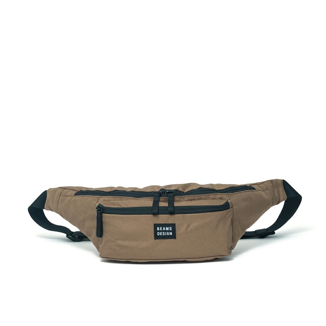 BEAMS DESIGN Every One 横型ボディバッグ ブラウン