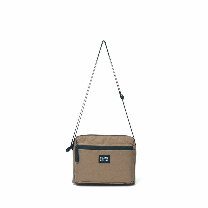 BEAMS DESIGN Every One 横型ショルダーバッグ ブラウン