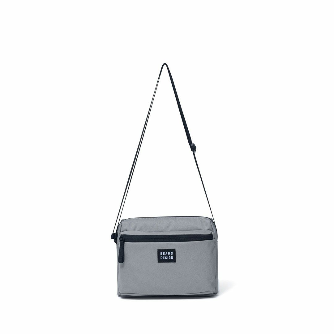 BEAMS DESIGN Every One 横型ショルダーバッグ グレー