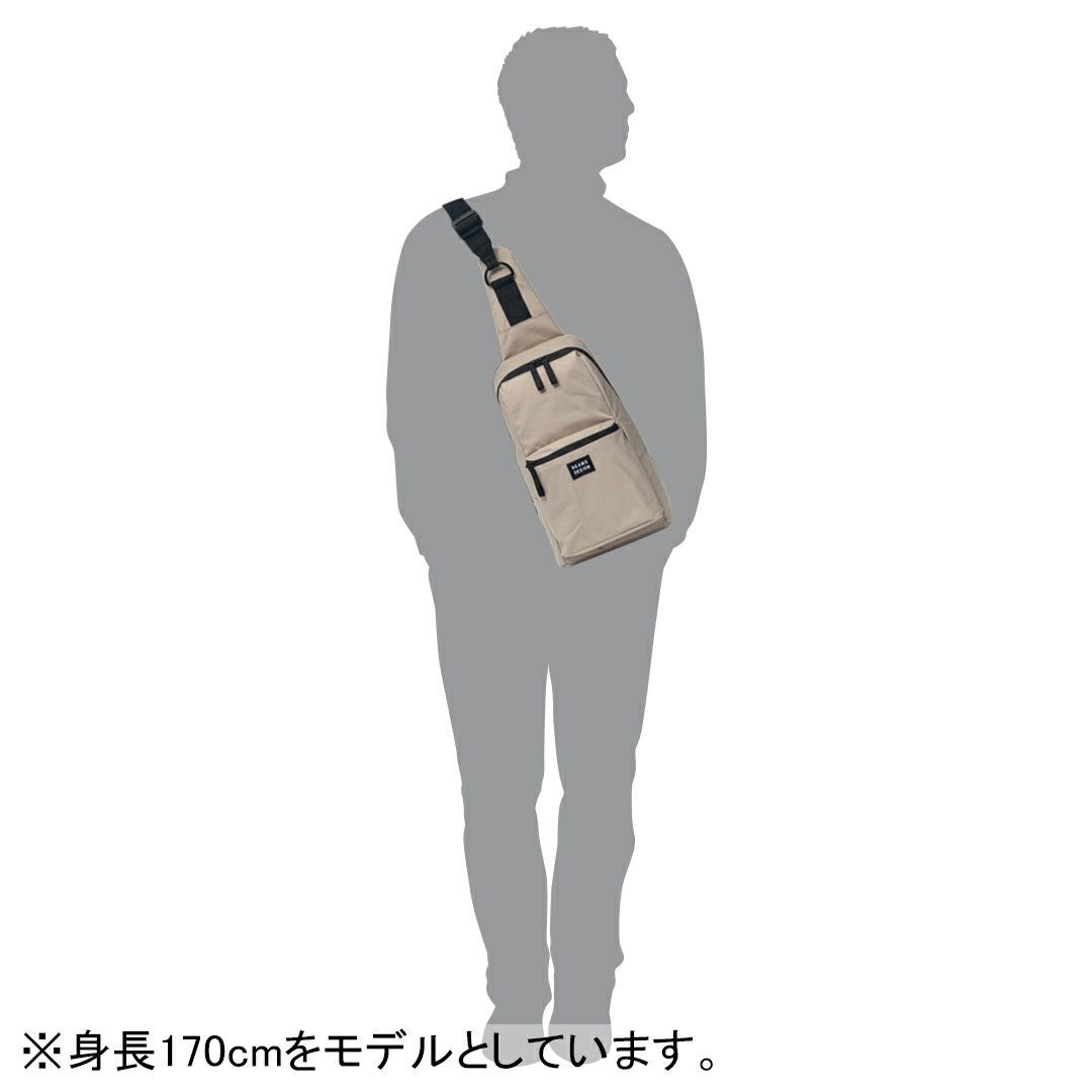 BEAMS DESIGN Every One 縦型ボディバッグ