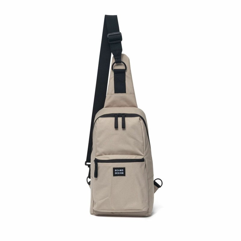 BEAMS DESIGN Every One 縦型ボディバッグ ベージュ
