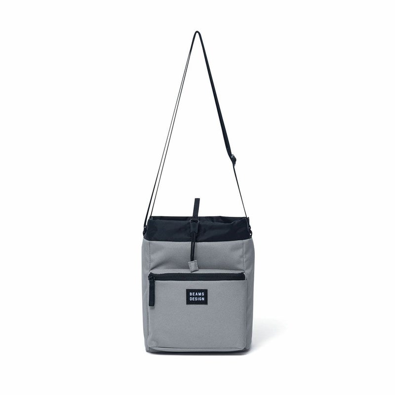BEAMS DESIGN Every One 巾着型ショルダーバッグ グレー
