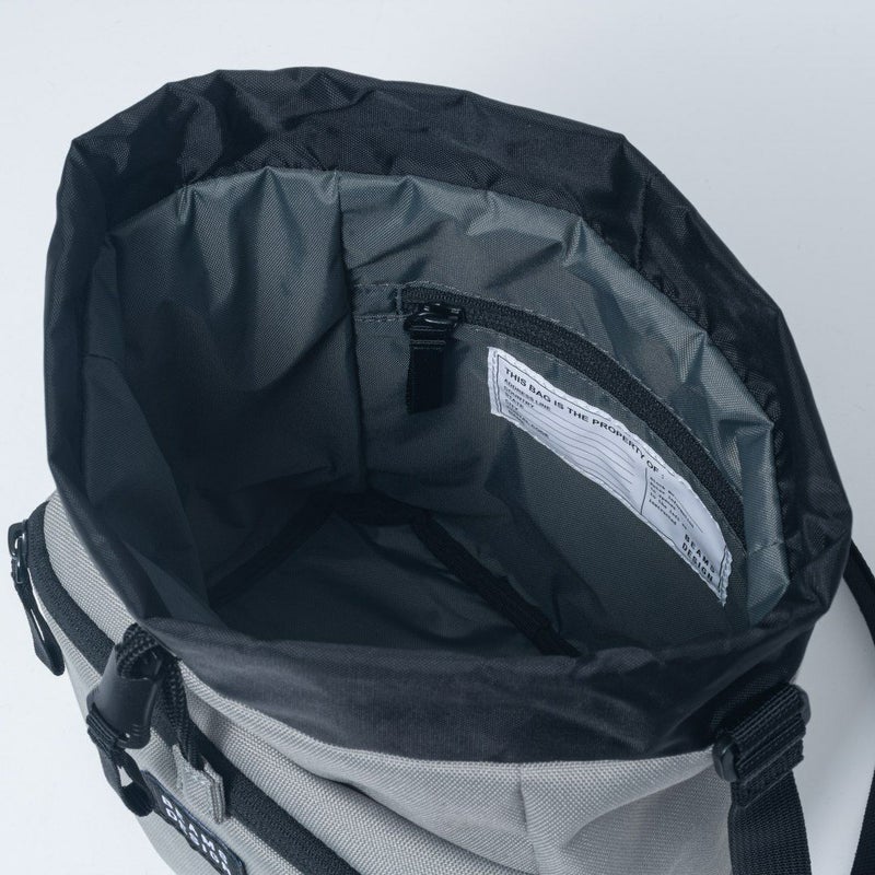 BEAMS DESIGN Every One 巾着型ショルダーバッグ グレー