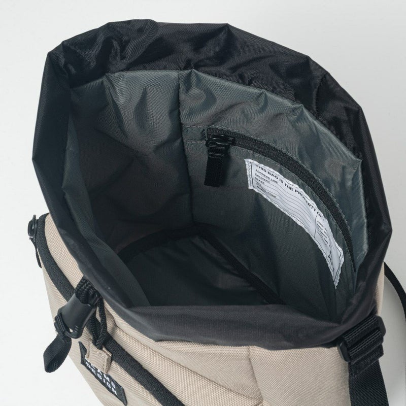 BEAMS DESIGN Every One 巾着型ショルダーバッグ ベージュ